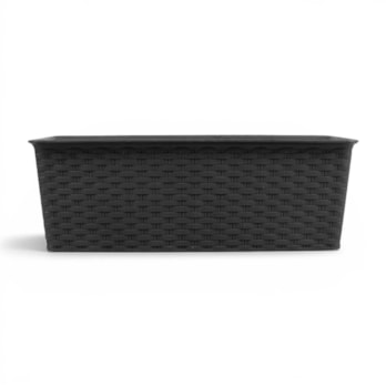 Wholesale Rectangle Rattan Planter 30cm | Wholesale Direct