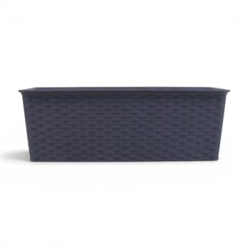 Wholesale Rectangle Rattan Planter 30cm | Wholesale Direct