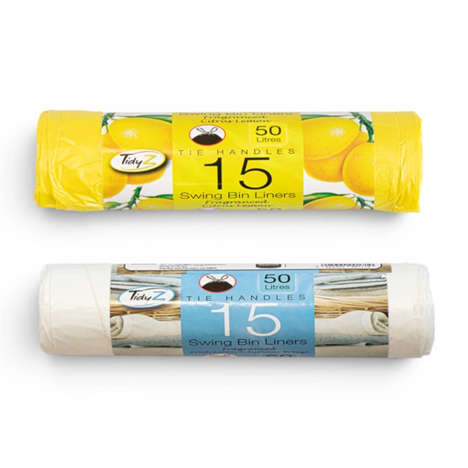 Wholesale Swing Bin Liners Scented 50L 15pk | Wholesale Direct
