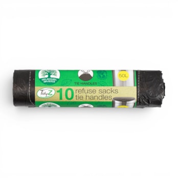 Wholesale Refuse Sacks Tie Handles 50L 10pk | Wholesale Direct