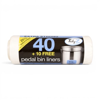 Wholesale 50 Pedal Bin Liners 15L | Wholesale Direct