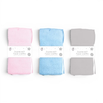 Wholesale Supersoft Microfibre Baby Face Towel - 3 Pack | Wholesale Direct Wholesale Supersoft Microfibre Baby Face Towel - 3 Pack | Wholesale Direct