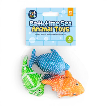 Wholesale Bath Time Sea Animal Toys - 3 Pack | Wholesale Direct