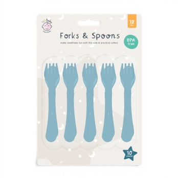 Wholesale Baby Fork and Spoon Set - 10 Pack | Wholesale Direct
