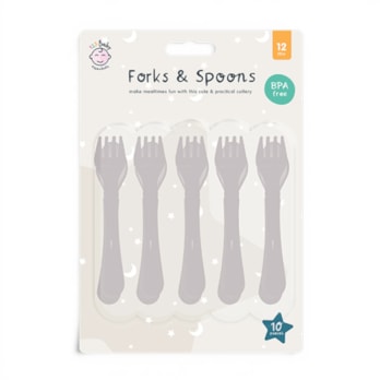 Wholesale Baby Fork and Spoon Set - 10 Pack | Wholesale Direct