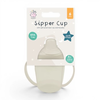 Wholesale Sipper Cup with Handle and Dust Cover 260ml/8oz | Wholesale Direct