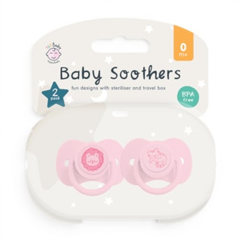 Wholesale Soothers With Steriliser & Travel Box - 2 Pack | Wholesale Direct Wholesale Soothers With Steriliser & Travel Box - 2 Pack | Wholesale Direct
