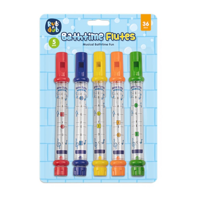 Wholesale Bathtime Flutes 5 Pack | Wholesale Direct Wholesale Bathtime Flutes 5 Pack | Wholesale Direct