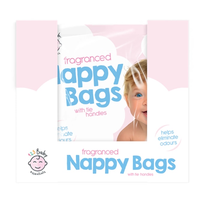 Wholesale Fragranced Nappy Bags 150 Pack in CDU | Wholesale Direct