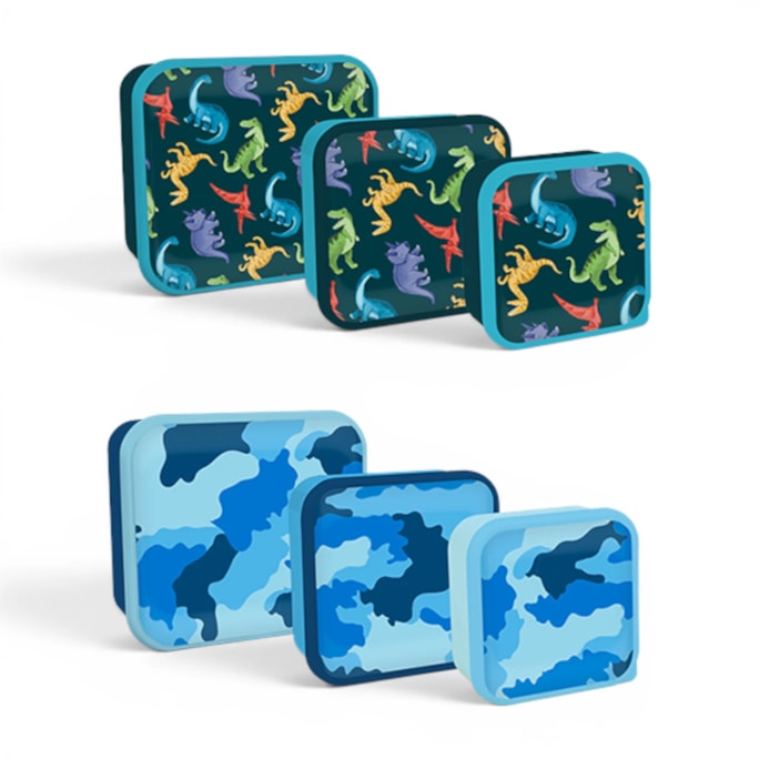 Wholesale Boys Printed Food Boxes 3 Pack | Wholesale Direct