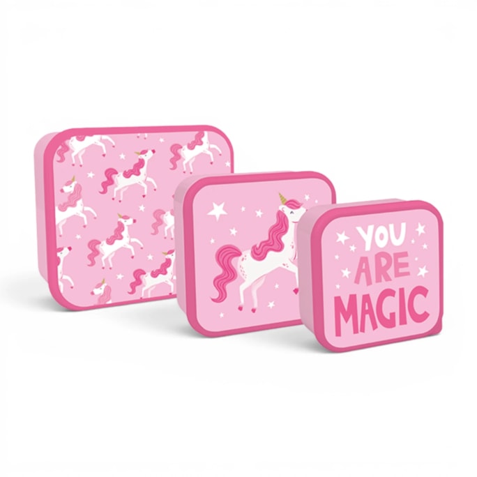 Wholesale Girls Printed Food Boxes 3 Pack | Wholesale Direct