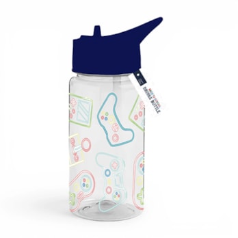 Wholesale Boys Printed Bottle With Straw 400ml | Wholesale Direct