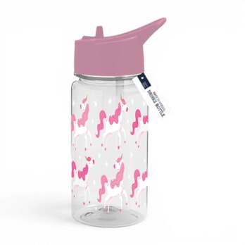 Wholesale Girls Printed Bottle With Straw 400ml | Wholesale Direct