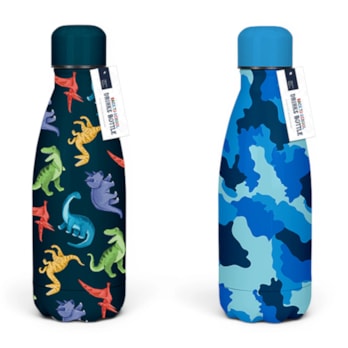 Wholesale Boys Printed Metal Water Bottle 350ml | Wholesale Direct