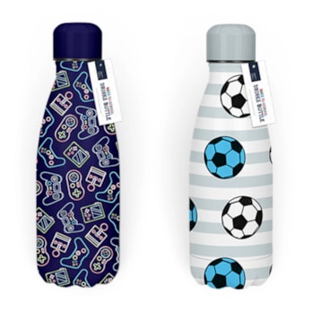 Wholesale Boys Printed Metal Water Bottle 350ml | Wholesale Direct