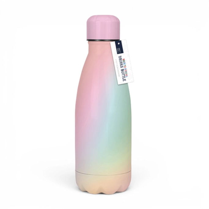 Wholesale Girls Printed Metal Water Bottle 350ml | Wholesale Direct