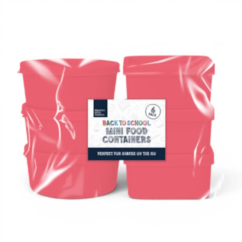 Wholesale Mini Food Containers 6 Pack | Wholesale Direct