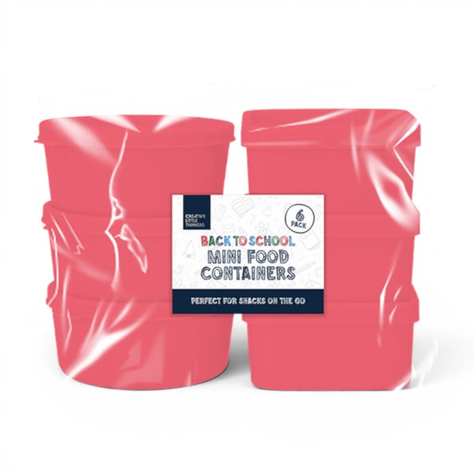 Wholesale Mini Food Containers 6 Pack | Wholesale Direct