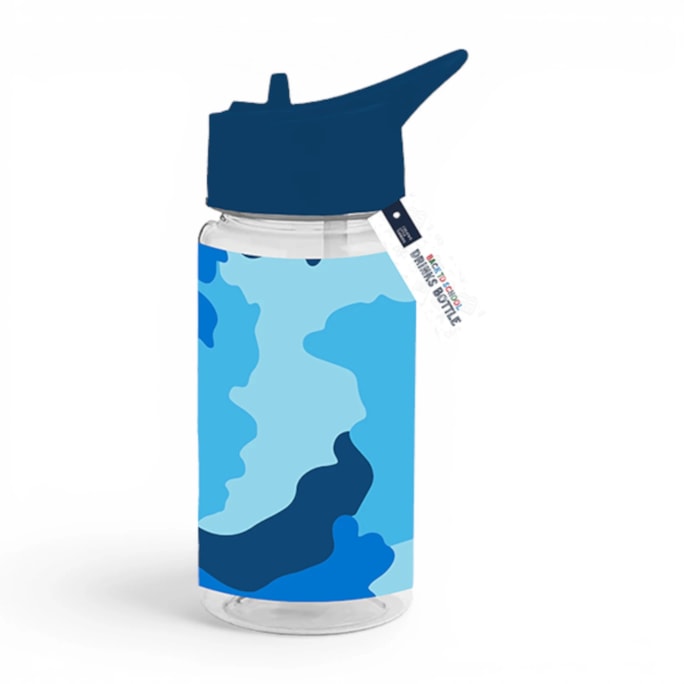 Wholesale Boys Printed Bottle With Straw 400ml | Wholesale Direct
