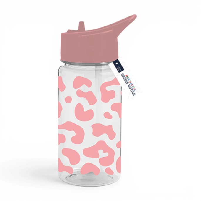 Wholesale Girls Printed Bottle With Straw 400ml | Wholesale Direct