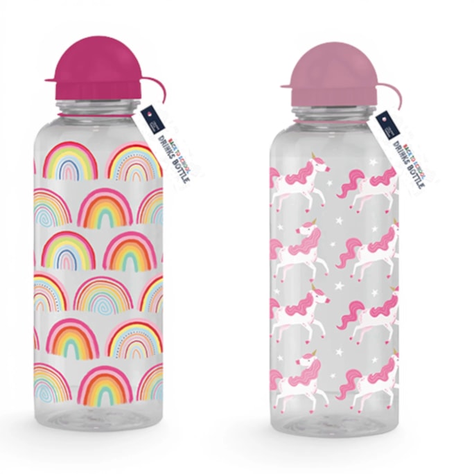 Wholesale Girls Printed Drinks Bottle 600ml | Wholesale Direct