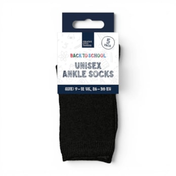 Wholesale Unisex Ankle Socks 5 Pack 4 Assorted Sizes | Wholesale Direct Wholesale Unisex Ankle Socks 5 Pack 4 Assorted Sizes | Wholesale Direct