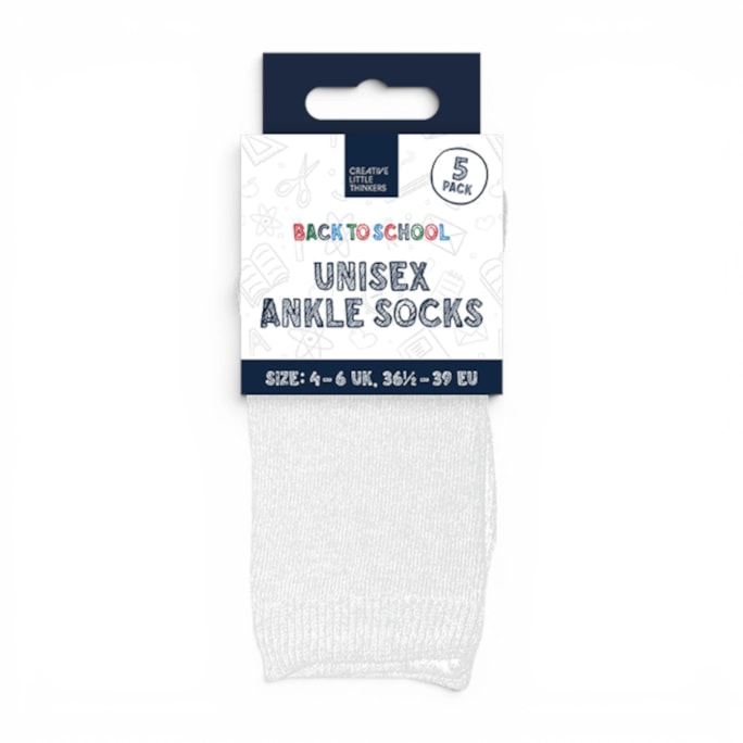 Wholesale Unisex Ankle Socks 5 Pack 4 Assorted Sizes | Wholesale Direct Wholesale Unisex Ankle Socks 5 Pack 4 Assorted Sizes | Wholesale Direct