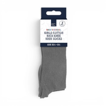 Wholesale Girls Cotton Rich Knee High Socks 3 Pack 4 Assorted sizes | Wholesale Direct Wholesale Girls Cotton Rich Knee High Socks 3 Pack 4 Assorted sizes | Wholesale Direct
