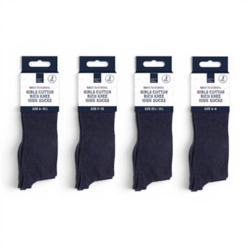 Wholesale Girls Cotton Rich Knee High Socks 3 Pack 4 Assorted sizes | Wholesale Direct Wholesale Girls Cotton Rich Knee High Socks 3 Pack 4 Assorted sizes | Wholesale Direct