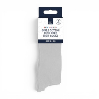 Wholesale Girls Cotton Rich Knee High Socks 3 Pack 4 Assorted sizes | Wholesale Direct Wholesale Girls Cotton Rich Knee High Socks 3 Pack 4 Assorted sizes | Wholesale Direct