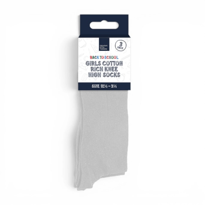 Wholesale Girls Cotton Rich Knee High Socks 3 Pack 4 Assorted sizes | Wholesale Direct Wholesale Girls Cotton Rich Knee High Socks 3 Pack 4 Assorted sizes | Wholesale Direct
