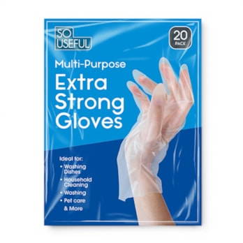 Wholesale Multi Purpose Extra Strong Gloves 20pk CDU | Wholesale Direct
