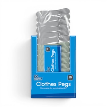 Wholesale Strong Grip Clothes Pegs 18pk CDU | Wholesale Direct