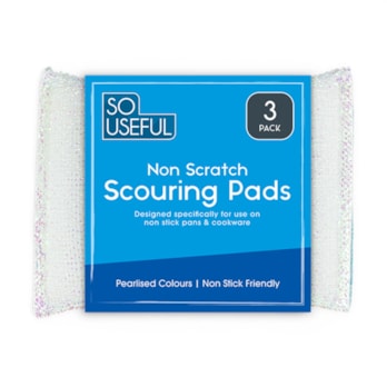 Wholesale Pearl Nonscratch Scouring Pads 3pk CDU | Wholesale Direct