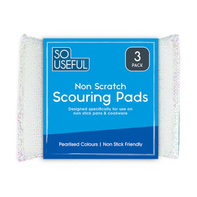 Wholesale Pearl Nonscratch Scouring Pads 3pk CDU | Wholesale Direct