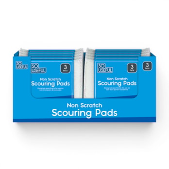Wholesale Pearl Nonscratch Scouring Pads 3pk CDU | Wholesale Direct