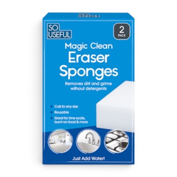 Wholesale Cleaning Eraser Sponge 2pk CDU | Wholesale Direct