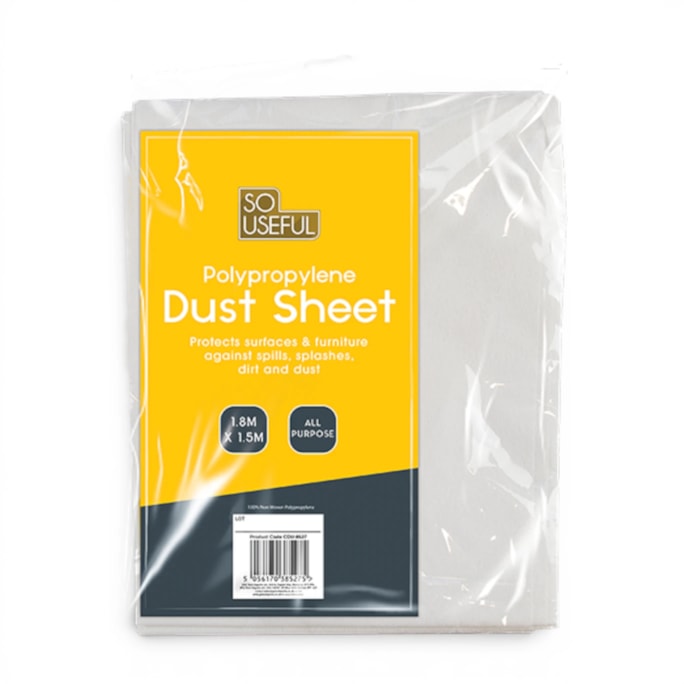 Wholesale Dust Sheet 1.8m x 1.5m CDU | Wholesale Direct
