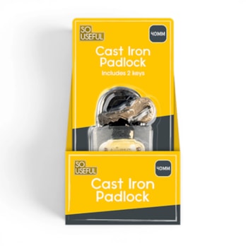 Wholesale Cast Iron Padlock 40mm CDU | Wholesale Direct