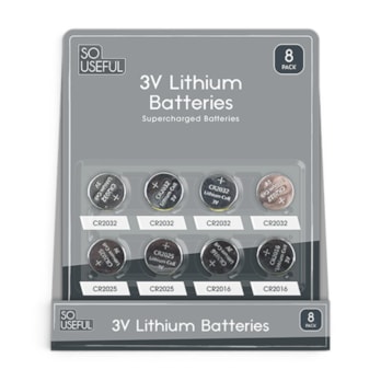 Wholesale 3V Lithium Batteries 8pk CDU | Wholesale Direct
