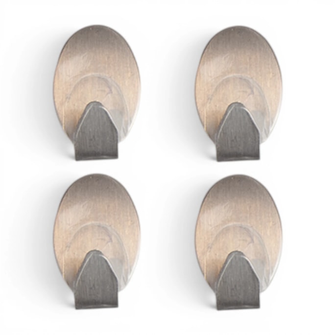 Wholesale Metal Self Adhesive Hooks 4pk CDU | Wholesale Direct Wholesale Metal Self Adhesive Hooks 4pk CDU | Wholesale Direct