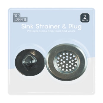 Wholesale Sink Strainer & Plug Set CDU | Wholesale Direct Wholesale Sink Strainer & Plug Set CDU | Wholesale Direct