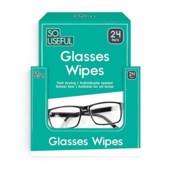 Wholesale Glasses Lens Wipes 24pk CDU | Wholesale Direct