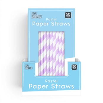 Wholesale Pastel Paper Straws 50pk CDU | Wholesale Direct Wholesale Pastel Paper Straws 50pk CDU | Wholesale Direct