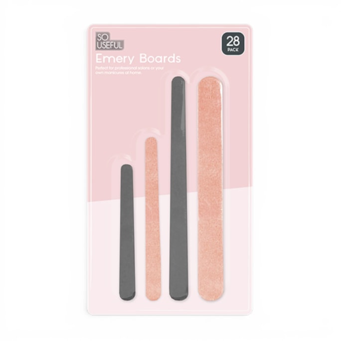 Wholesale Smooth Finish Emery Board 28pk CDU | Wholesale Direct