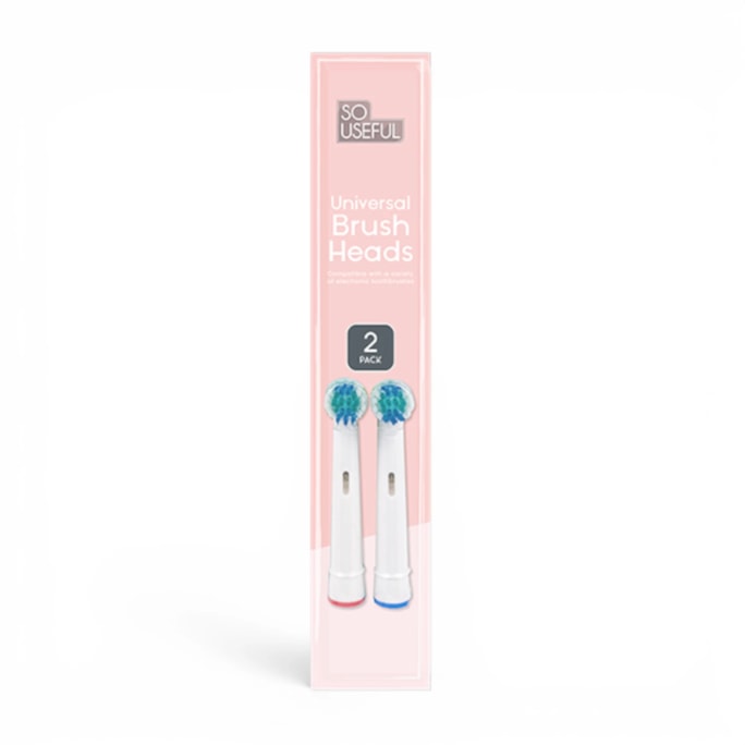 Wholesale Universal Brush Heads 2pk CDU | Wholesale Direct