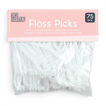 Wholesale Dental Floss Toothpicks 75pk CDU | Wholesale Direct