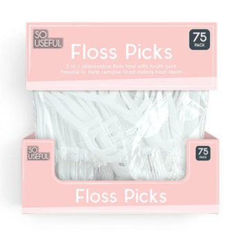 Wholesale Dental Floss Toothpicks 75pk CDU | Wholesale Direct