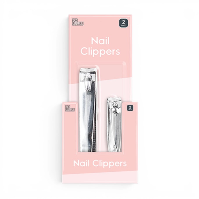 Wholesale Nail Clippers 2pk CDU | Wholesale Direct Wholesale Nail Clippers 2pk CDU | Wholesale Direct