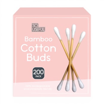 Wholesale Bamboo Cotton Buds 200pk CDU | Wholesale Direct